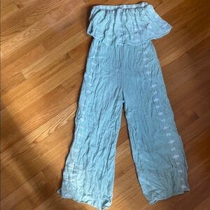 Sincerely Jules Green Wide-Leg Jumpsuit